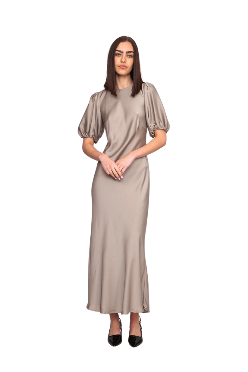 Kendall Satin Dress Moonrock