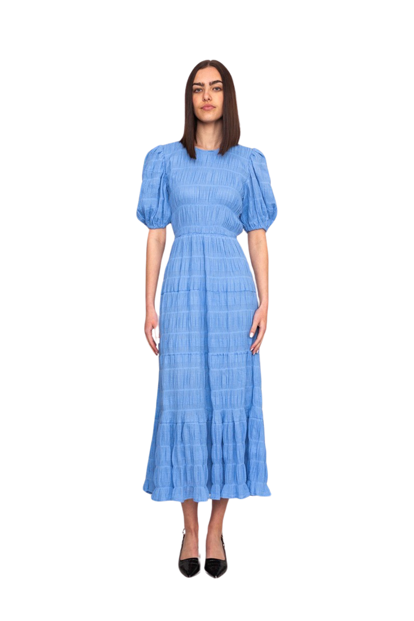 Mirella Prairie Dress Cornflower