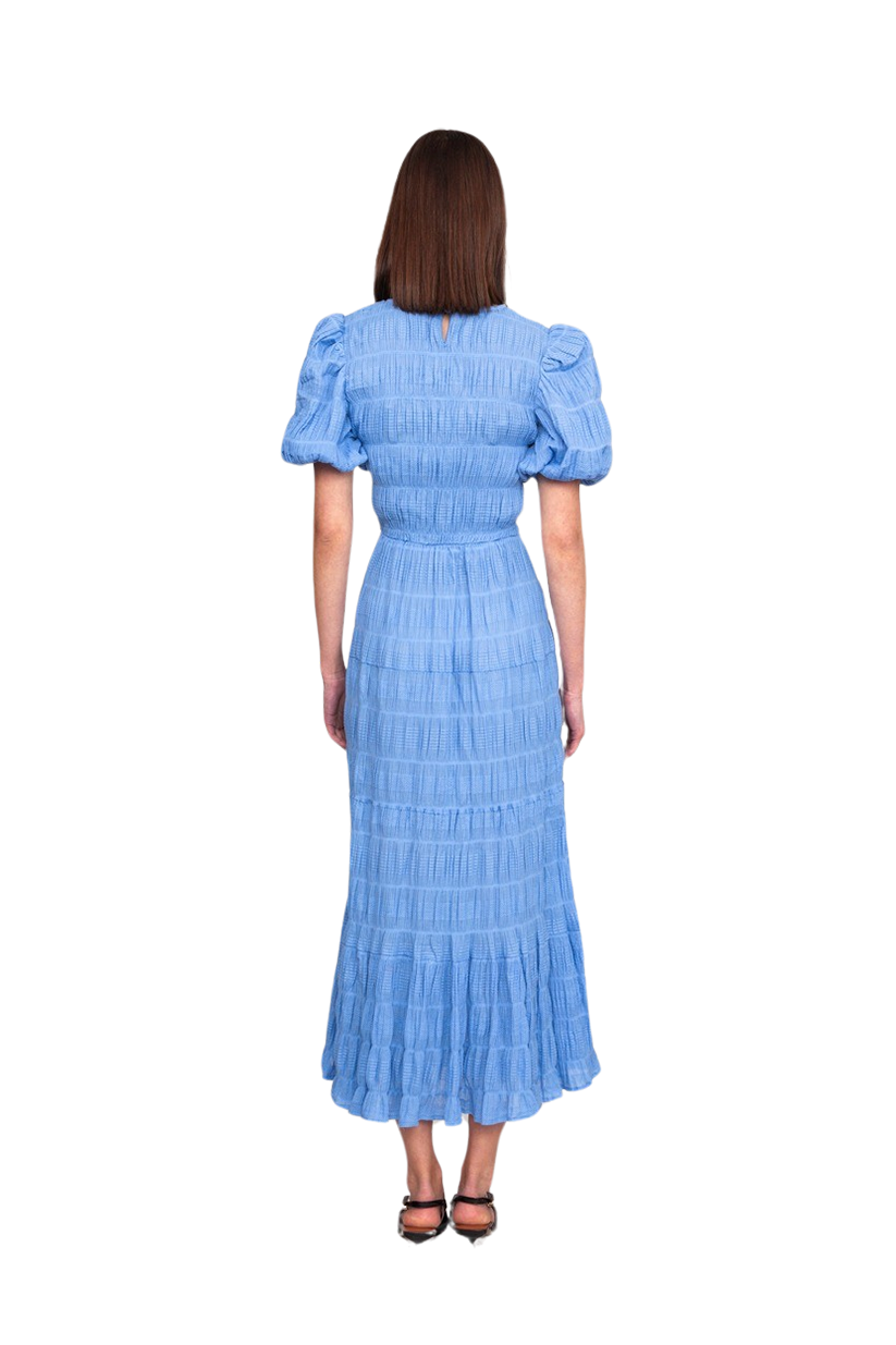 Mirella Prairie Dress Cornflower