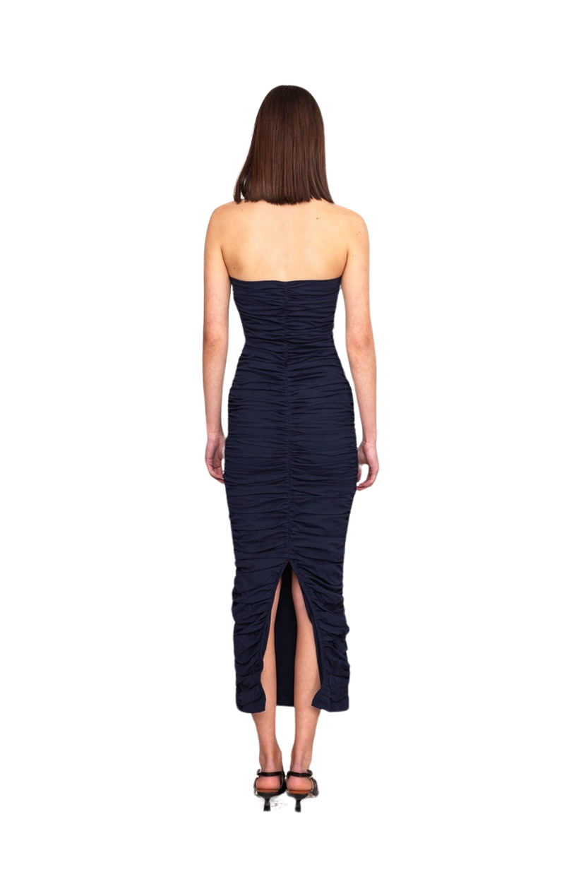 Ariel Halter Dress Navy