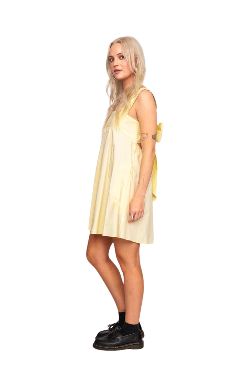 Margie Tie Mini Dress Butter