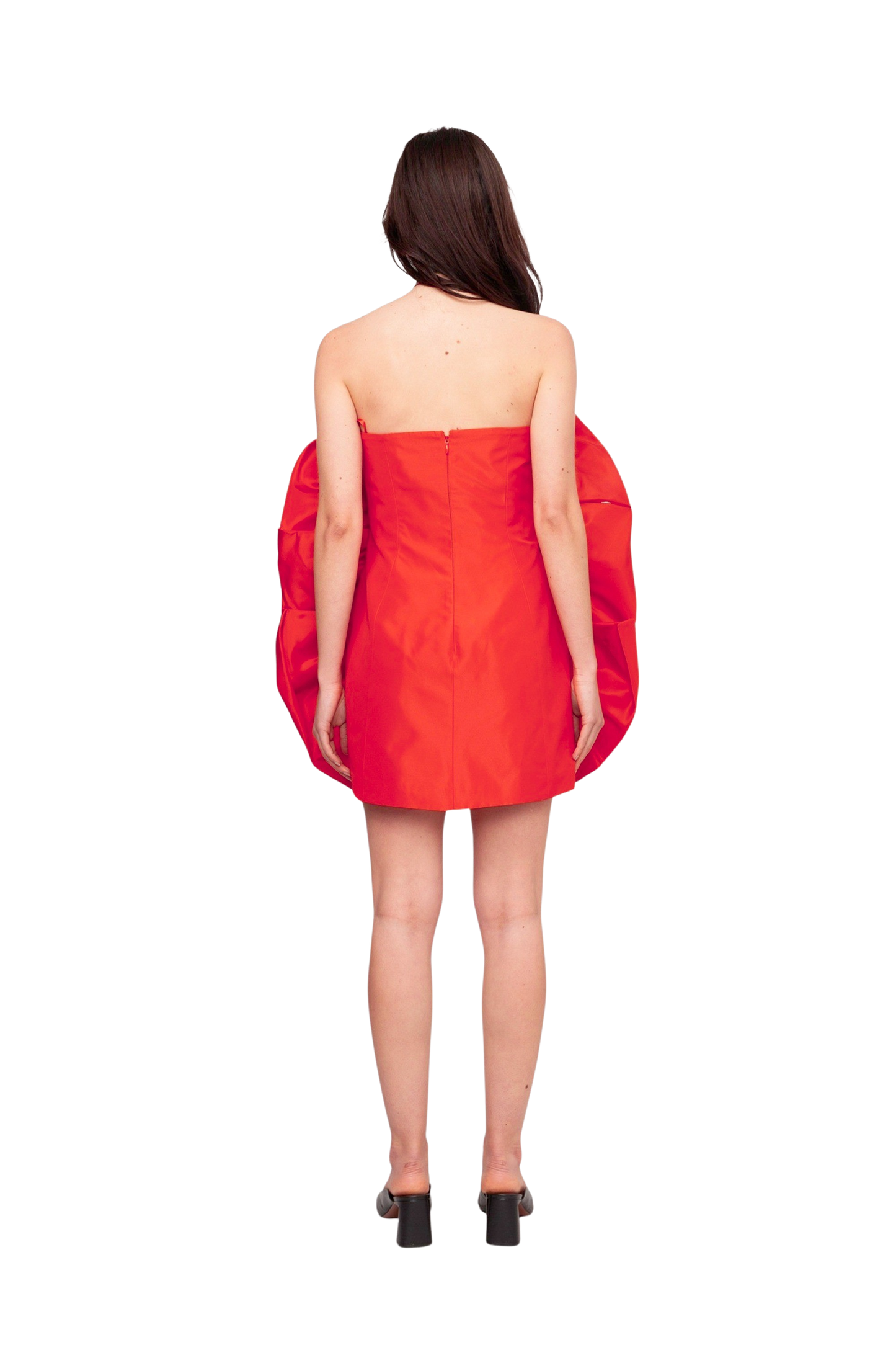 Bloom Rose Mini Dress Scarlet