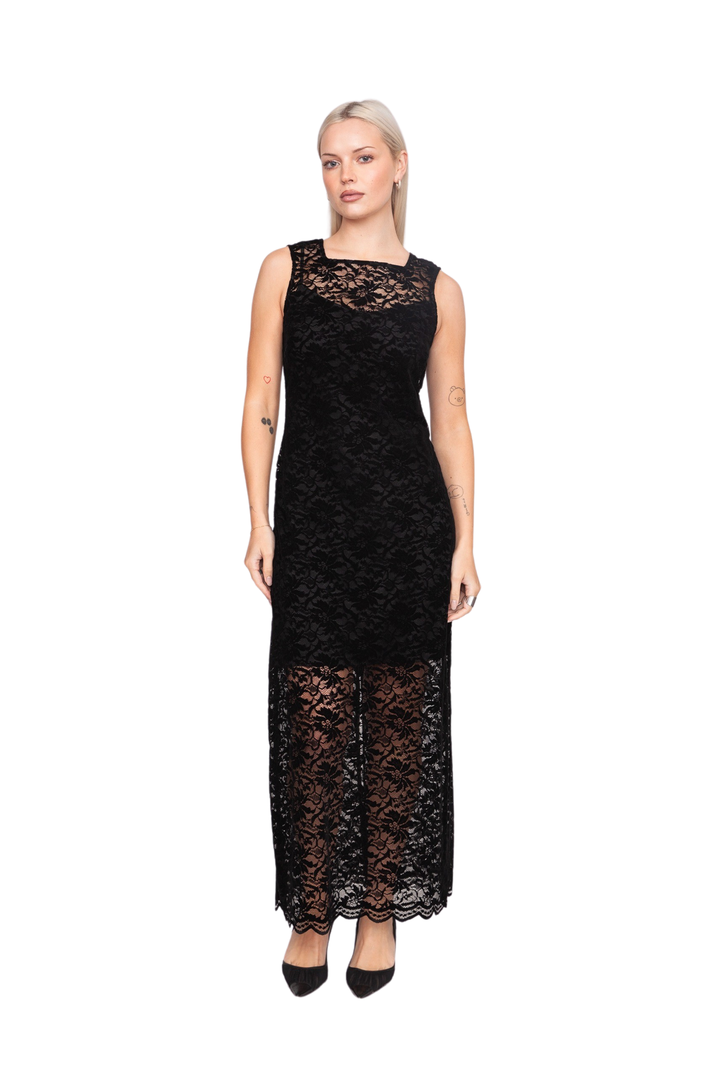 Mira Lace Midi Dress