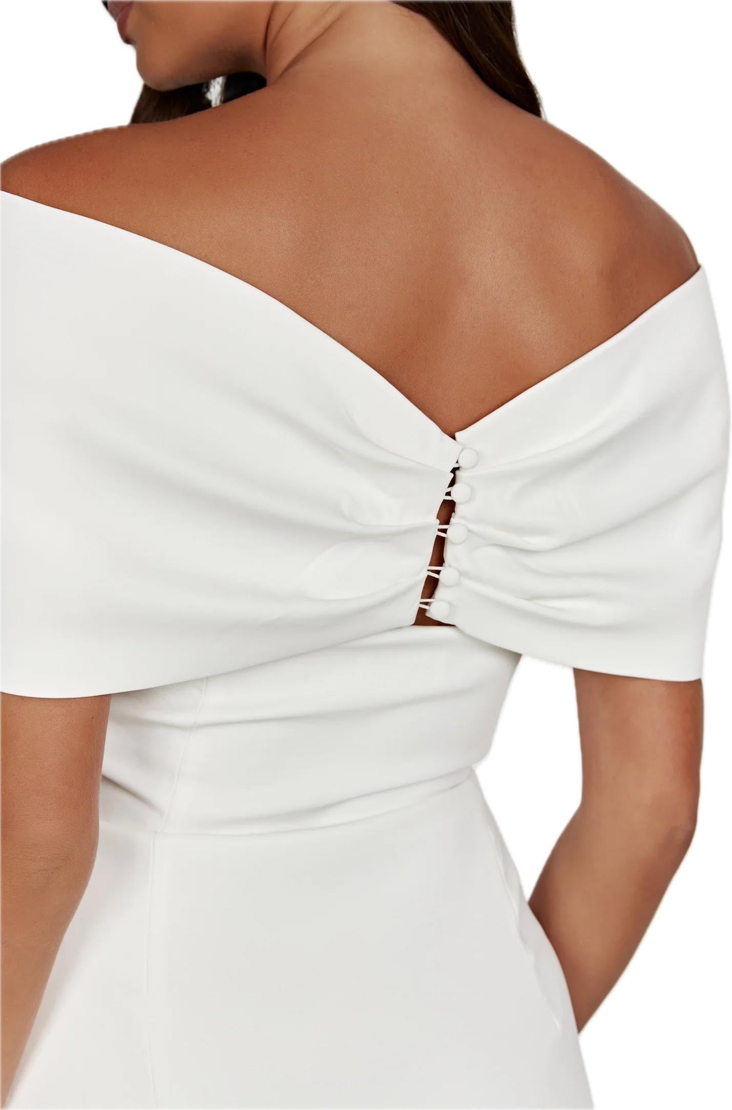 Gwyneth Off Shoulder Bow Mini Dress