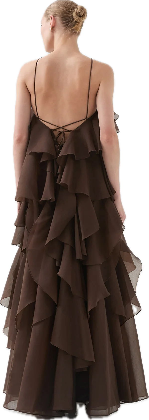 Pandorea Layered Maxi Dress Carob