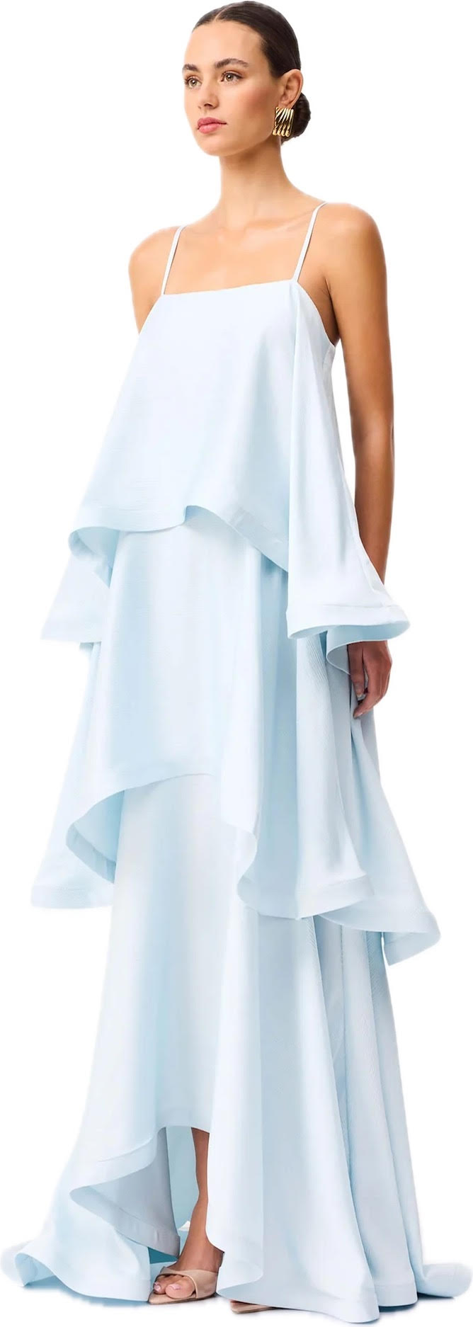 Tilly Tiered Maxi Blue