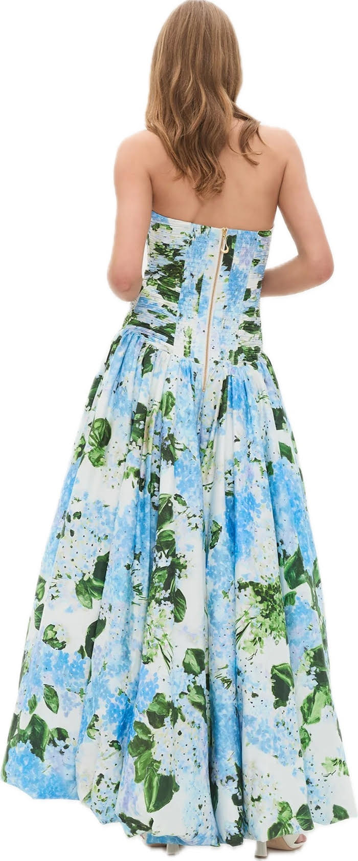 Behold Maxi Dress Blue Hydrangea