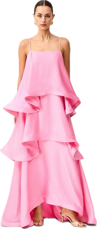 Tilly Tiered Maxi Pink