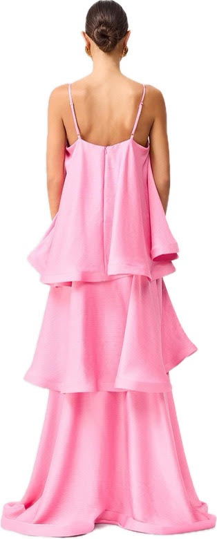 Tilly Tiered Maxi Pink