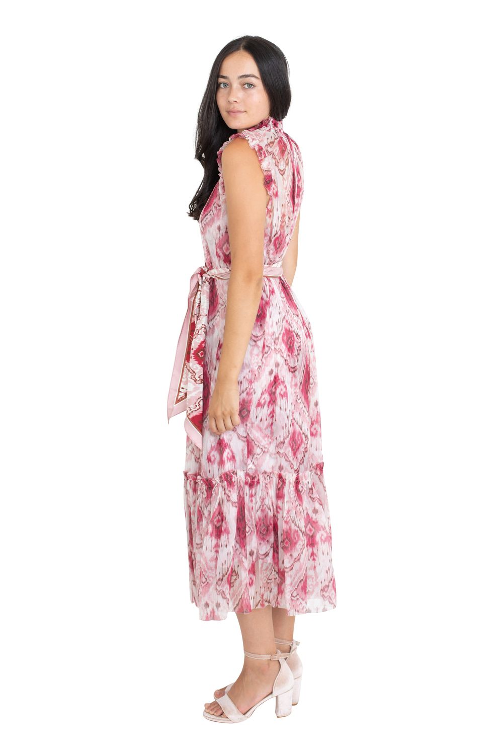 Wavelength Tank Frilled Midi Dress