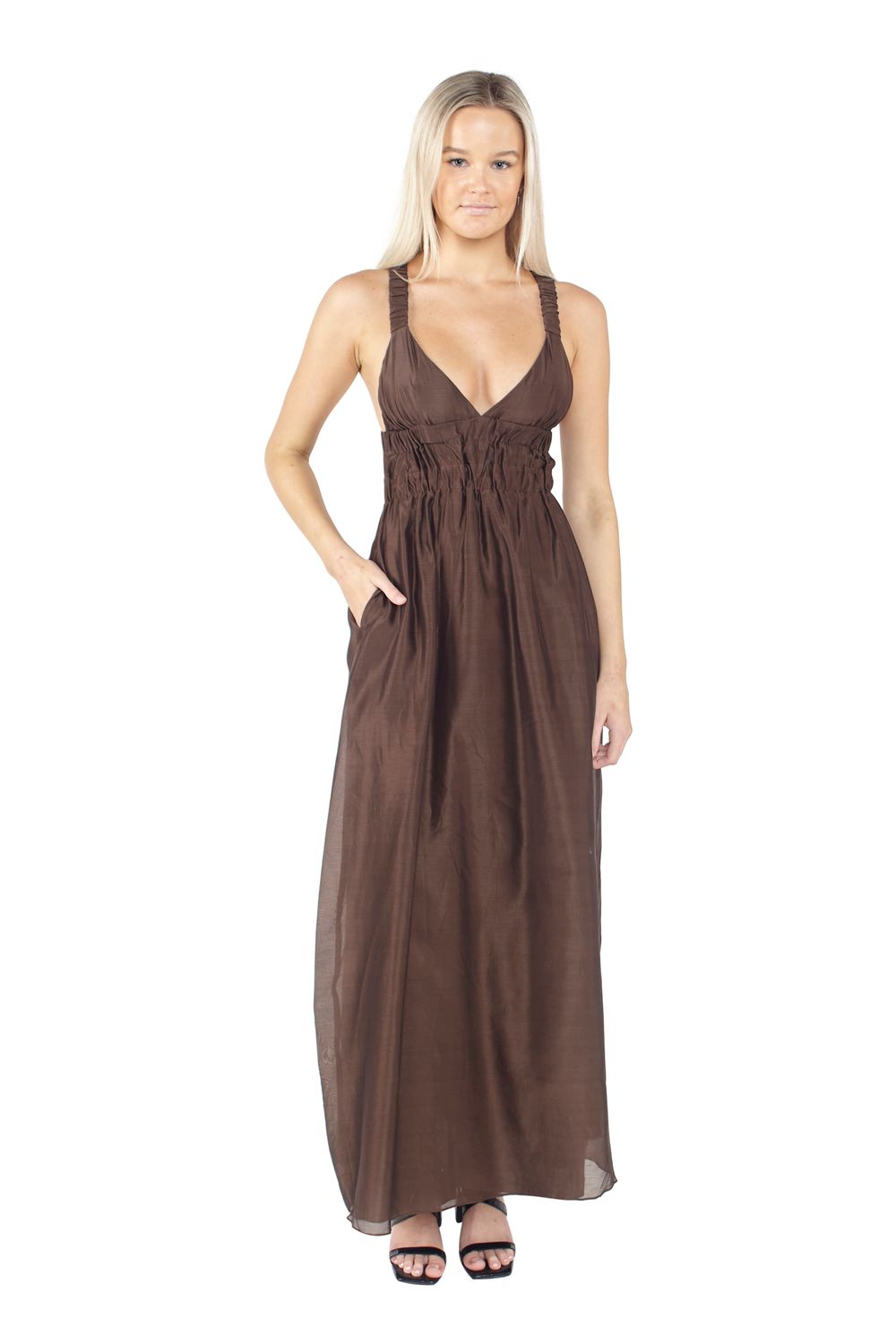 Anje V-Neck Gown