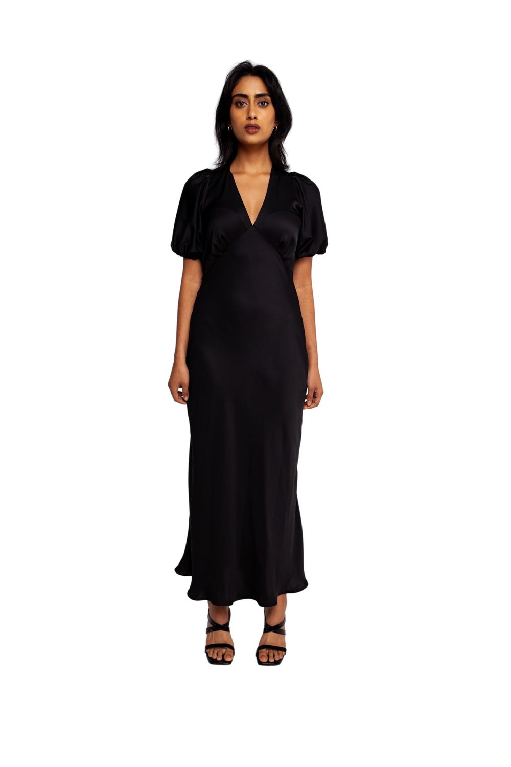 Uma Satin Dress Black The Dress Room uma-satin-dress-black-the-dress-room