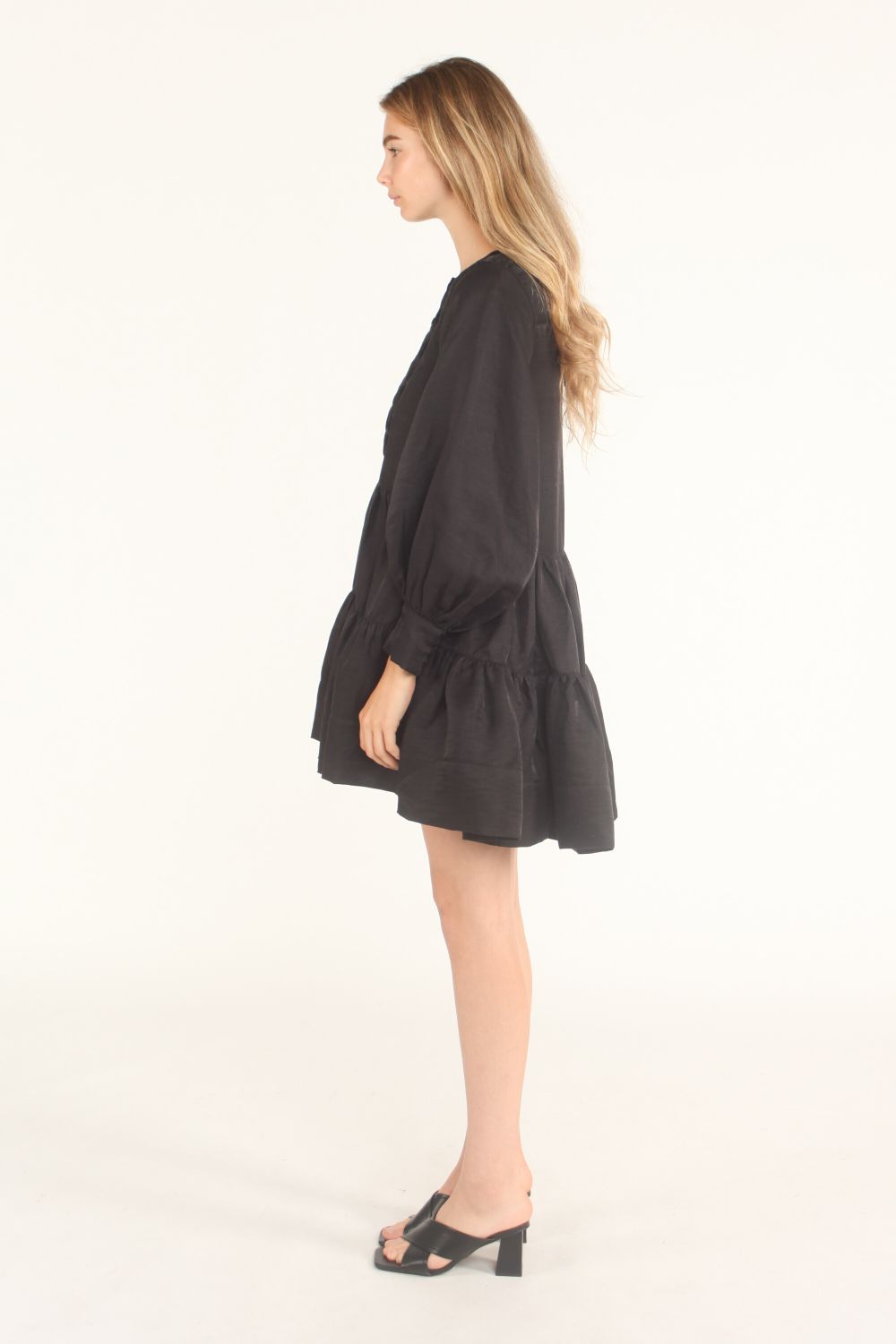 Margaux Tuxedo Shirt Dress