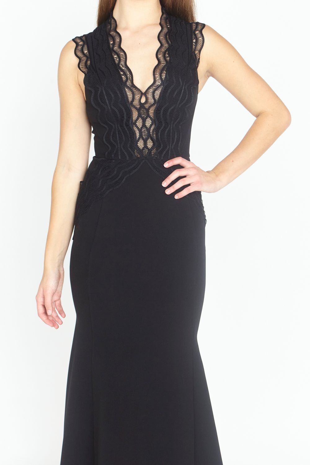 Arches Lace Trim Dress