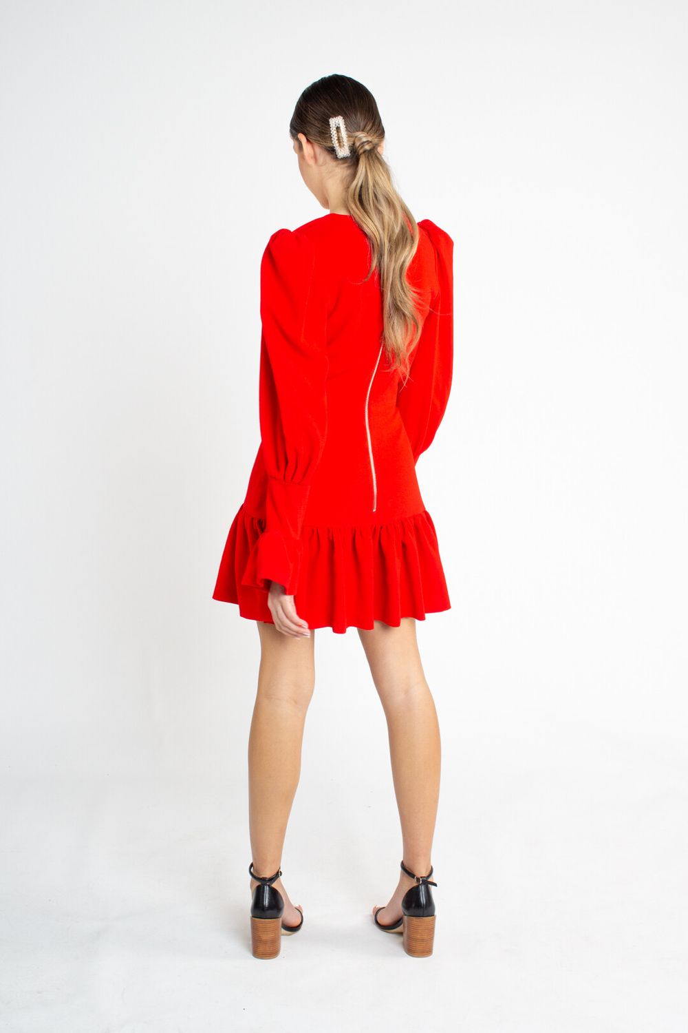 Anna V Tulip Sleeve Dress