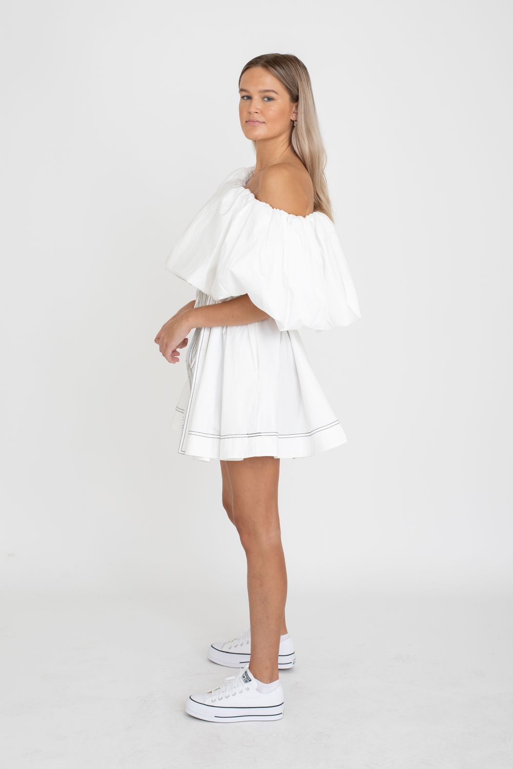 Prima Puff Mini Dress