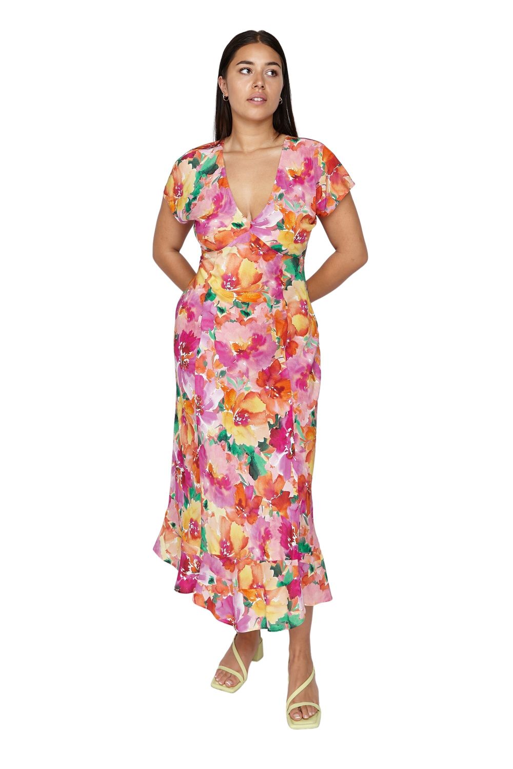 Kata Silk Midi Dress