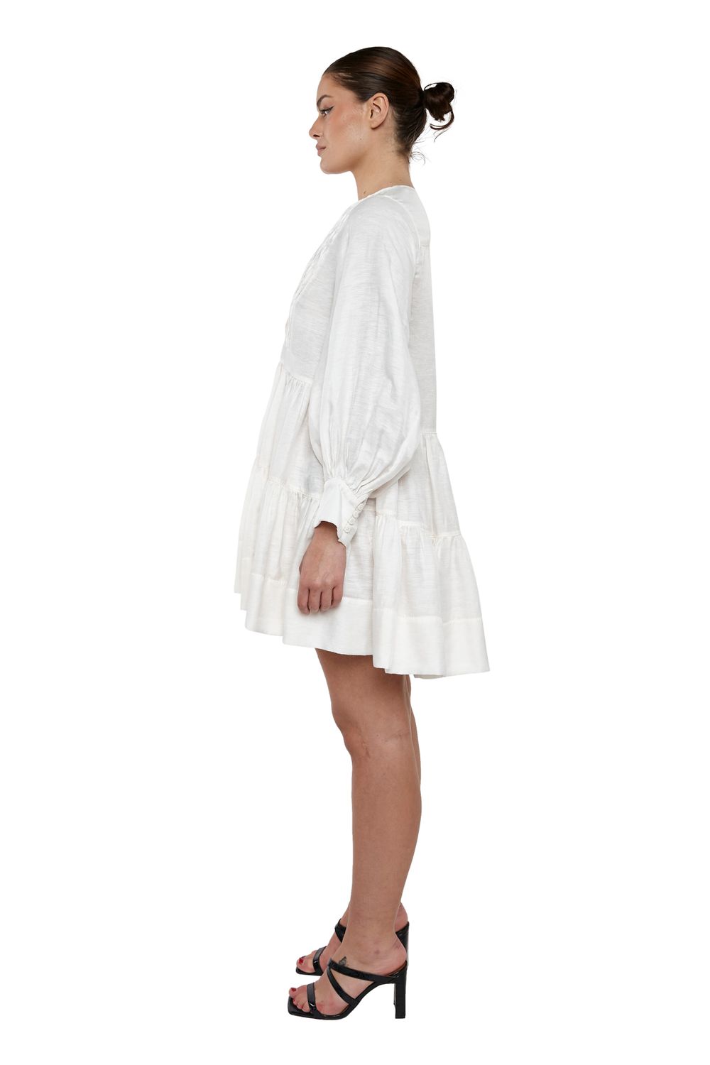 Margaux Tuxedo Shirt Dress