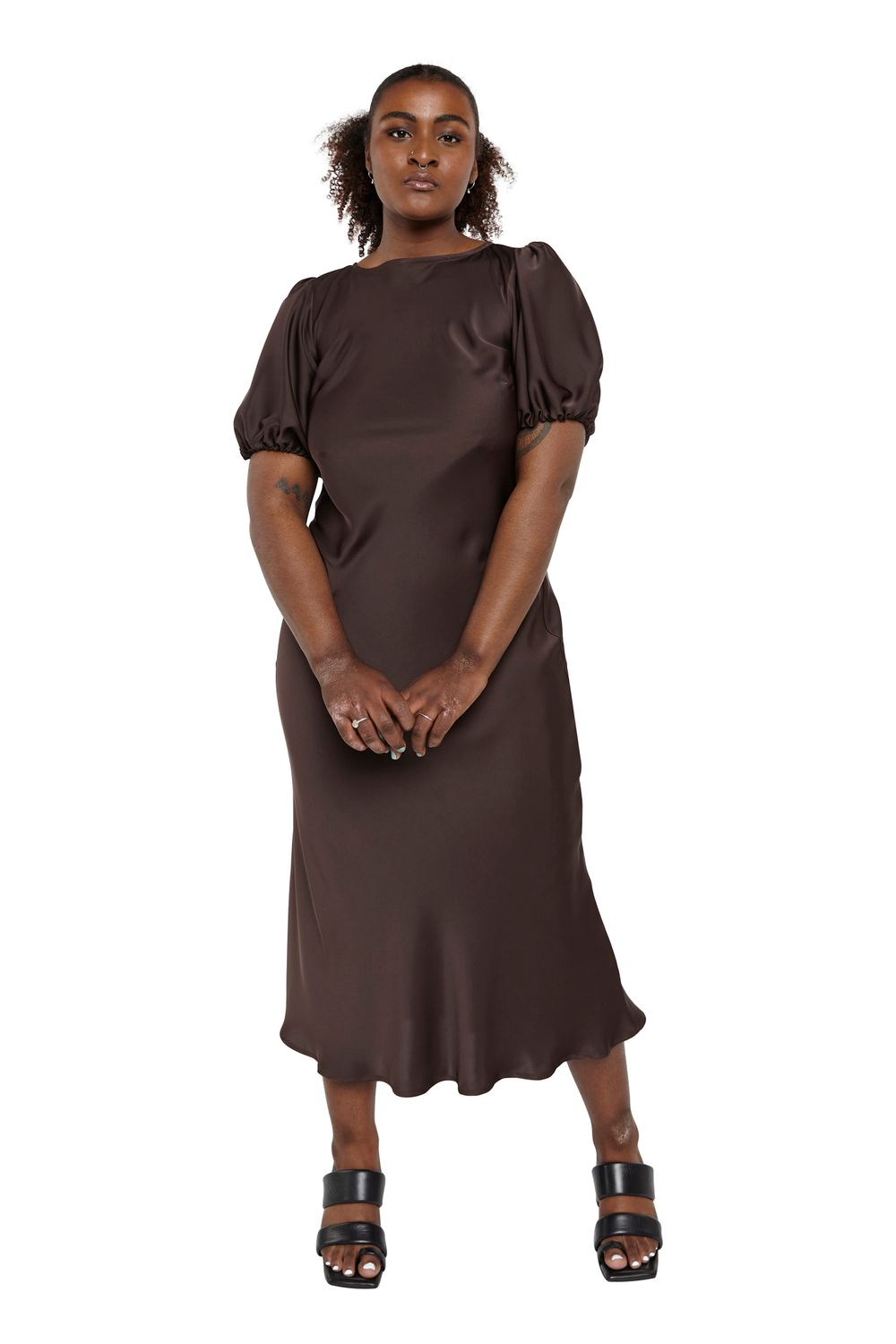 kendall satin dress Kendall Satin Dress Black